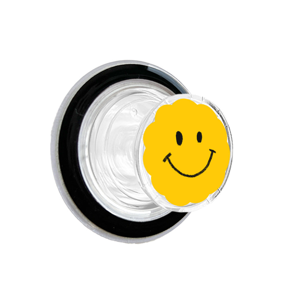 Yellow Smile Phone Grip