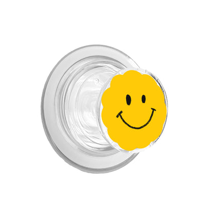 Yellow Smile Phone Grip