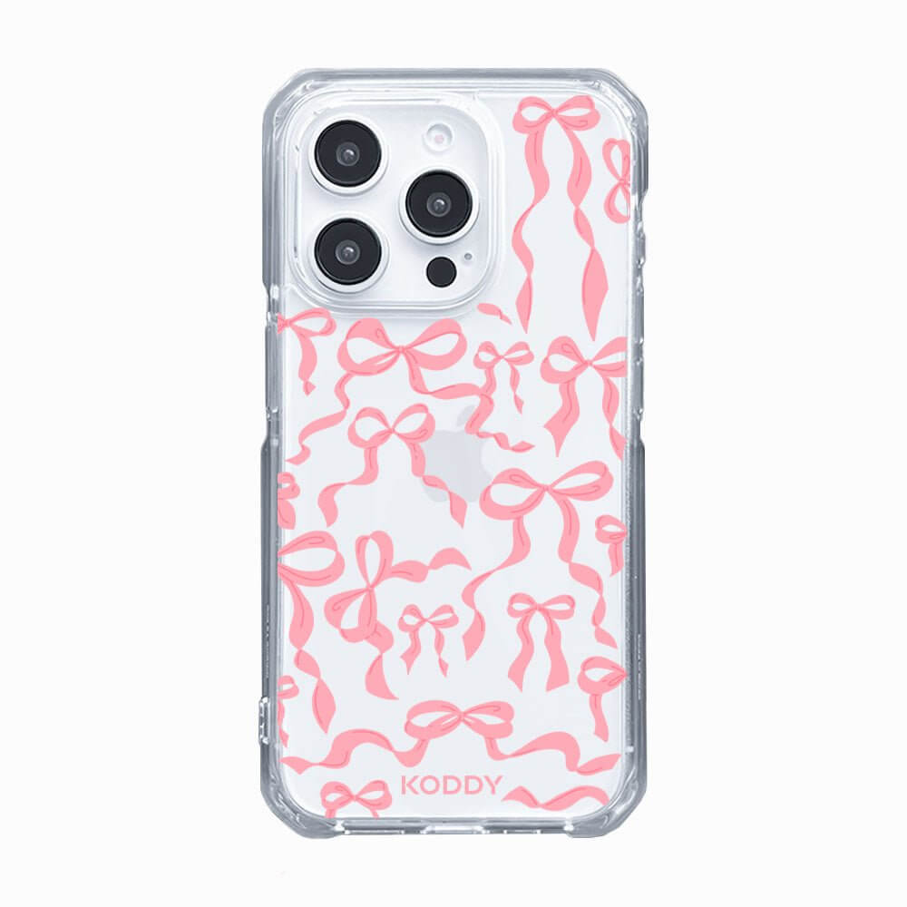 Baby Pink Ribbon Bows Phone Case