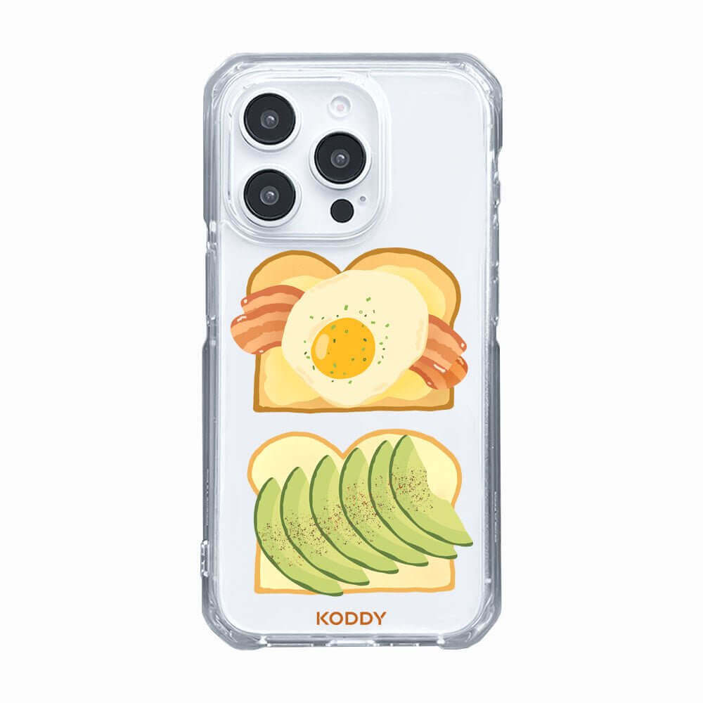 Bacon Eggs and Avocado Toast Phone Case