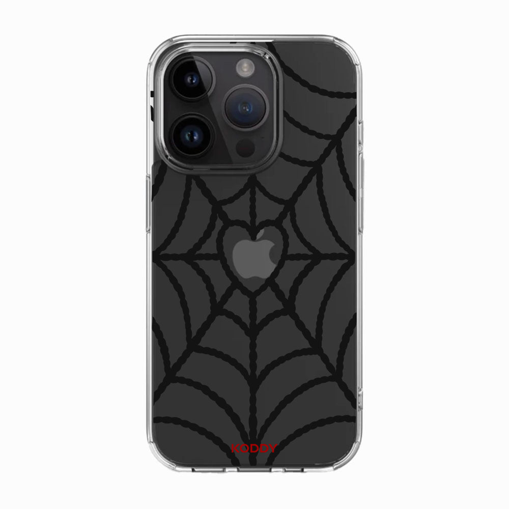 Black Spider Web Phone Case