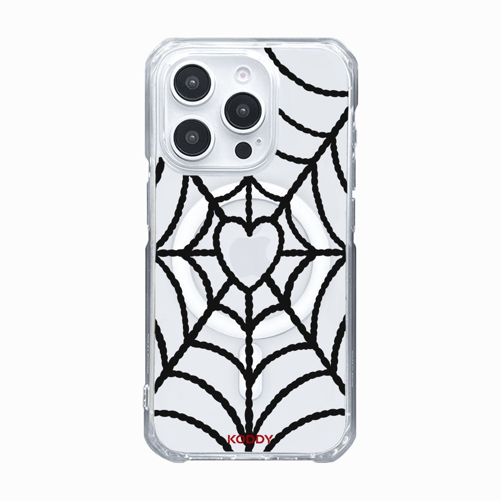 Black Spider Web Phone Case