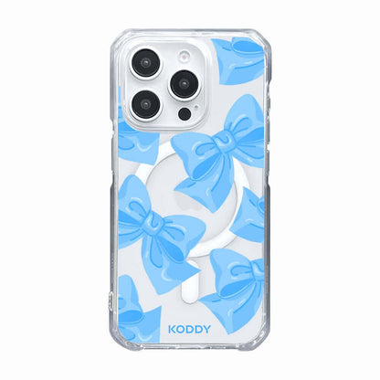 Blue Fluffy Ribbon Phone Case