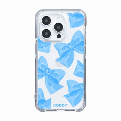 Blue Fluffy Ribbon Phone Case