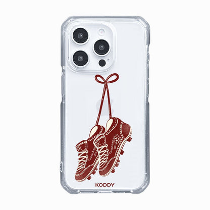 Burgundy Football Trainers Phone Case