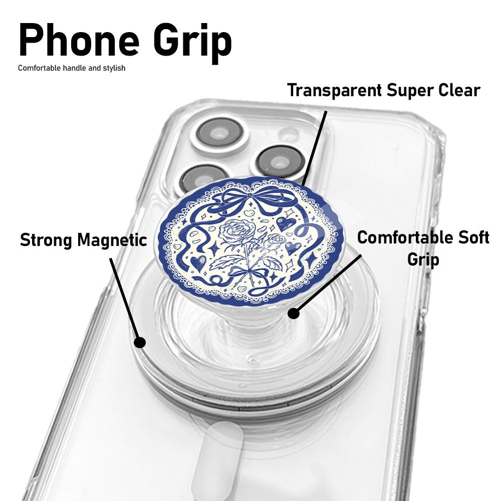 Indigo Lace MagSafe Phone Grip