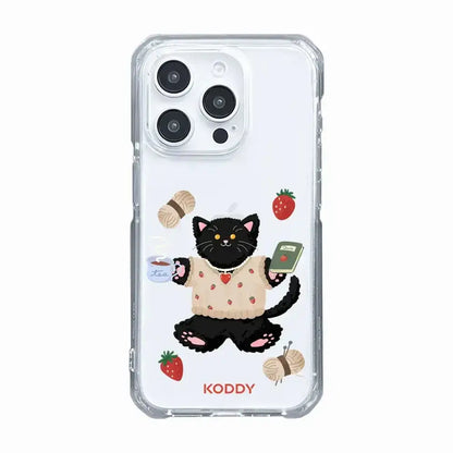 KODDY's Cute Black Cat Phone Case