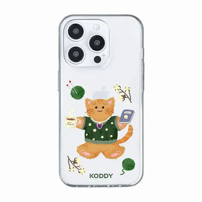 KODDY's Cute Cheese Cat Phone Case