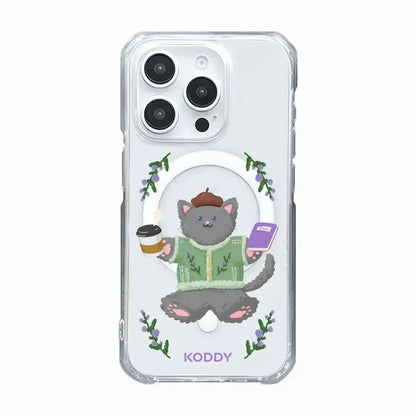 KODDY's Cute Grey Cat Phone Case