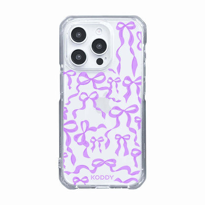 Lilac Ribbon Bows Phone Case