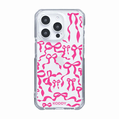 Magenta Pink Ribbon Bows Phone Case