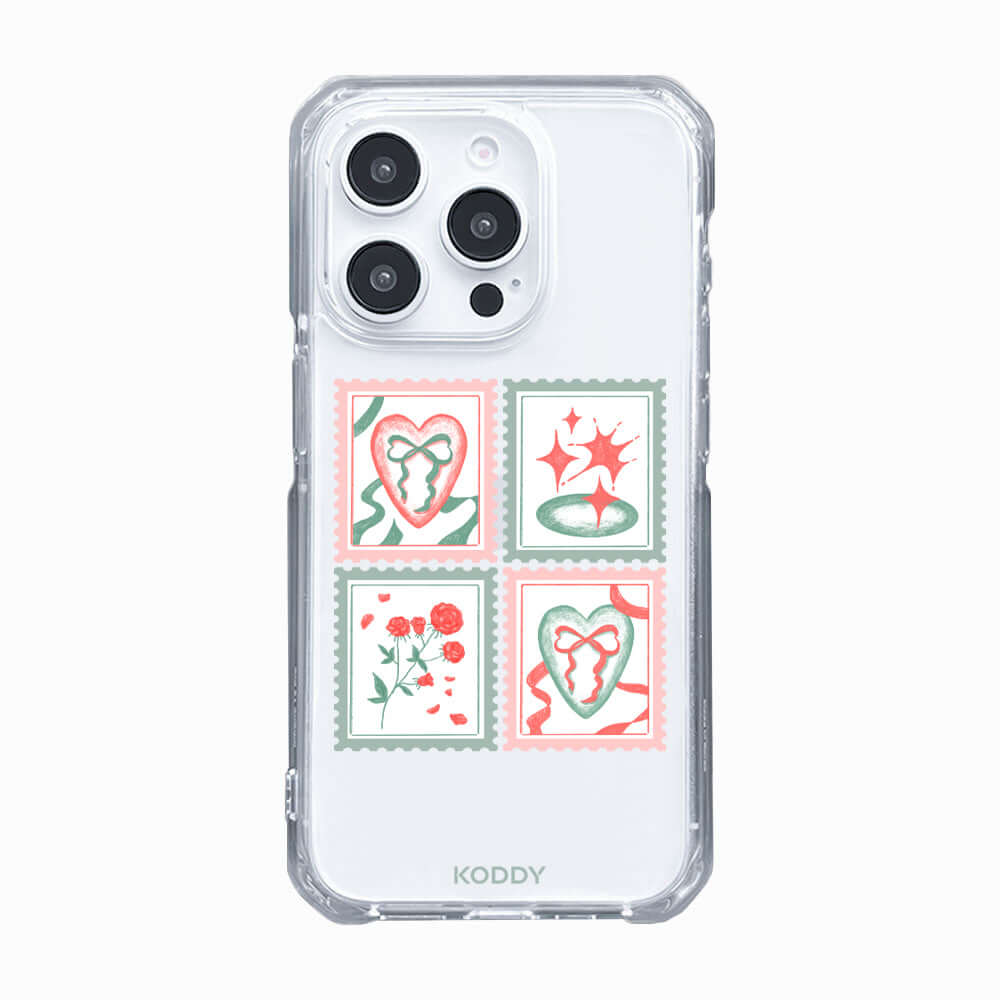 Pink Green Stamp Phone Case