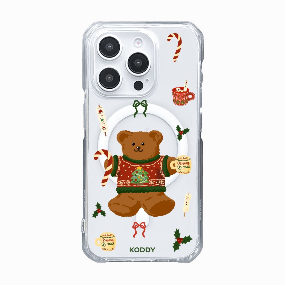 Red Christmas Jumper Bear Phone Case