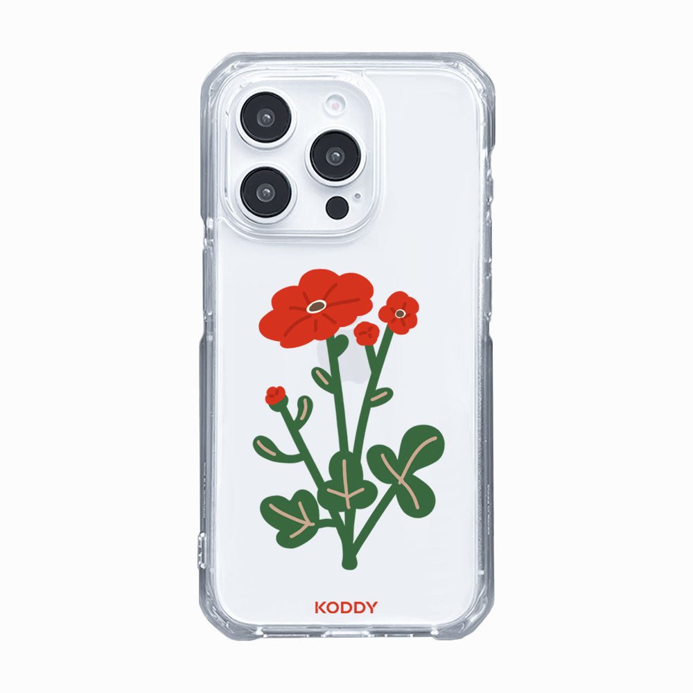 Red Poppy Flower Phone Case